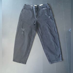 Black ballon jeans